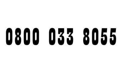 0800 033 8055