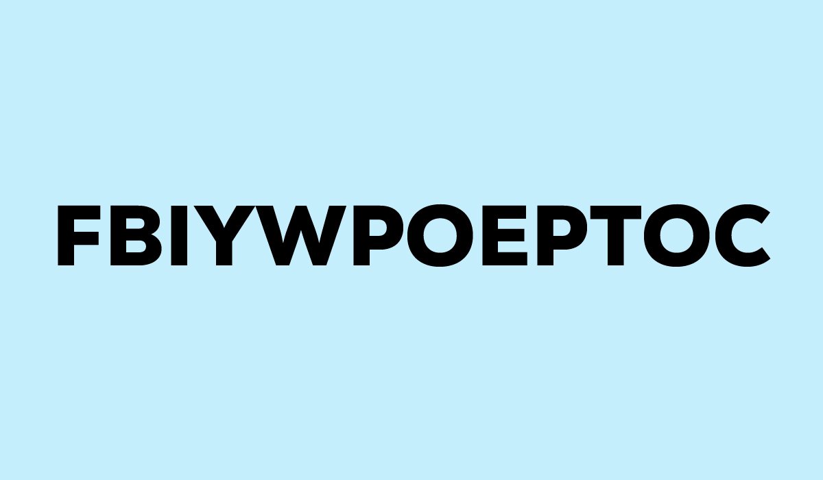 FBIYWPOEPTOC