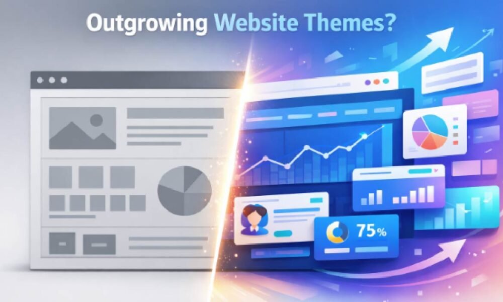 Key Signs Your Business Has Outgrown Pre-Built Website Themes - Hopes Tech